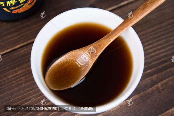 阿膠雪蓮膏化開