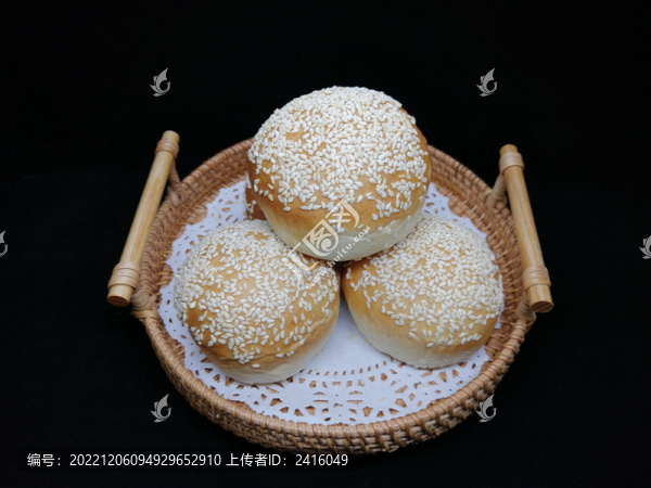 小圓面包