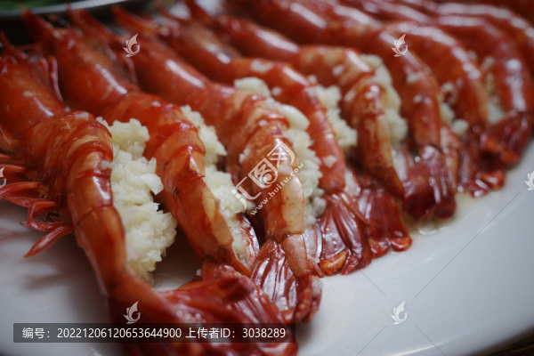 蒜蓉蒸九節(jié)蝦