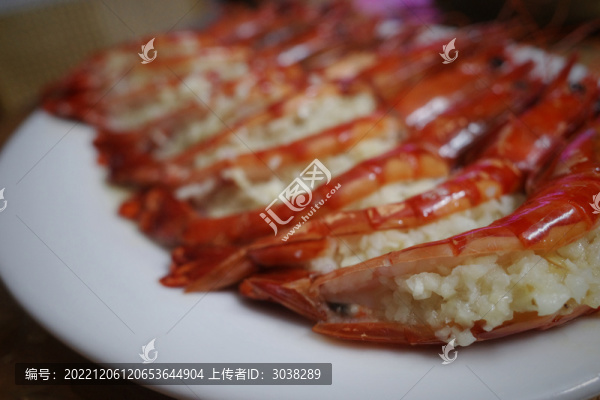 蒜蓉蒸九節(jié)蝦