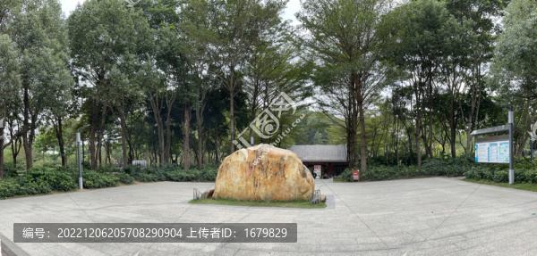 公園大門石頭雕刻