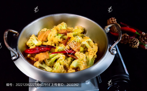 干鍋燒花菜