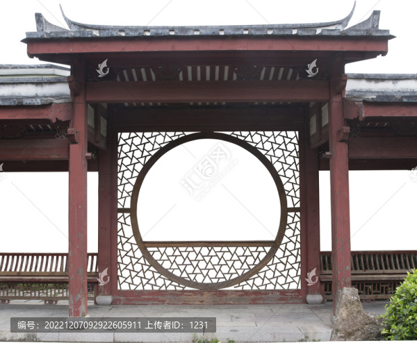 亭臺(tái)樓閣門洞