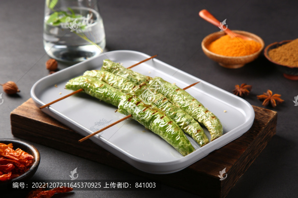 蒜蓉烤青椒