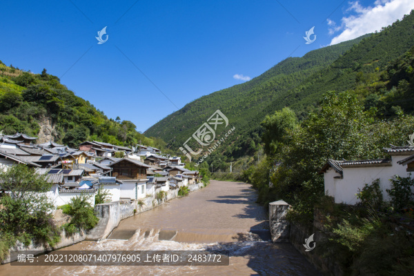 大理州劍川縣彌沙鄉(xiāng)彌井村河流
