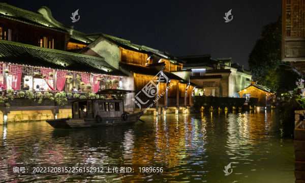 浙江烏鎮(zhèn)夜景