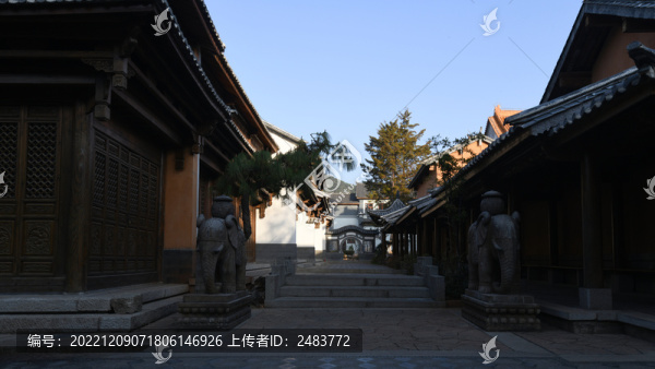 大理市劍川縣劍川古城仿古建筑