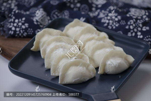 手工水餃餃子特寫