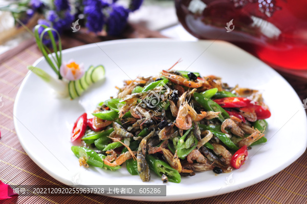 小炒魚仔蝦毛