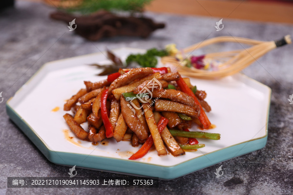 杏鮑菇爆爽肉