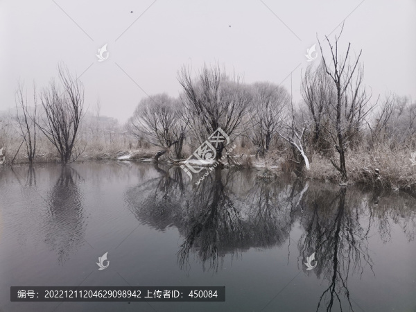 公園雪景