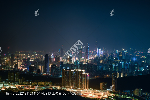 遠眺深圳市中心