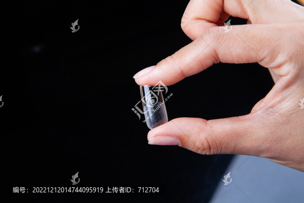 美甲透明指甲片半手拿指甲片
