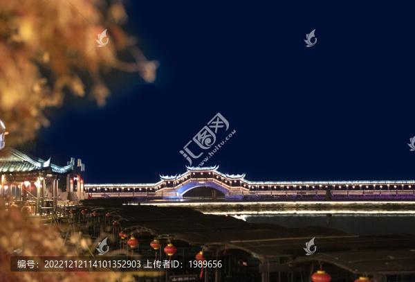 錦溪廊橋夜景