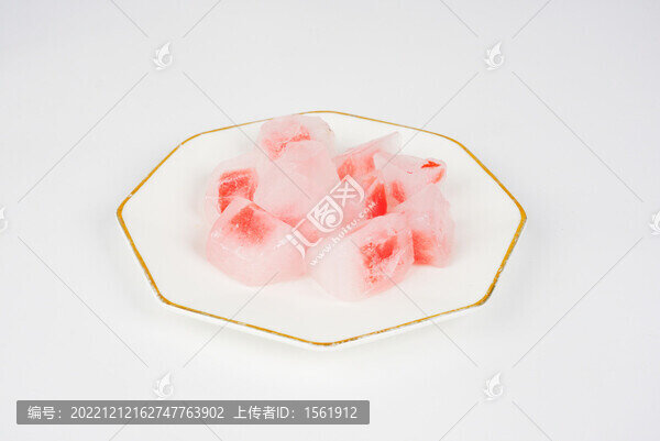 夏季冰塊水果