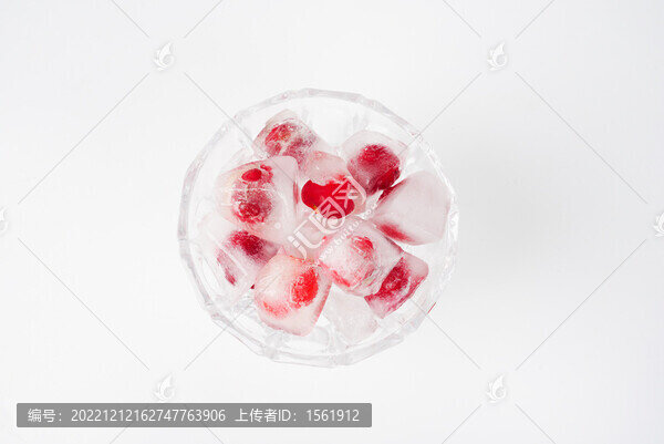 夏季冰塊水果