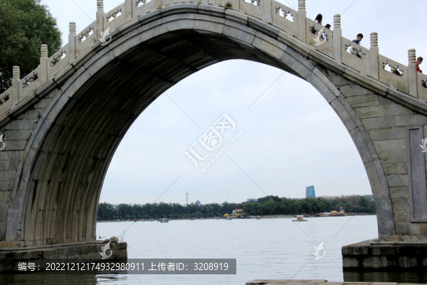 頤和園玉帶橋雄姿