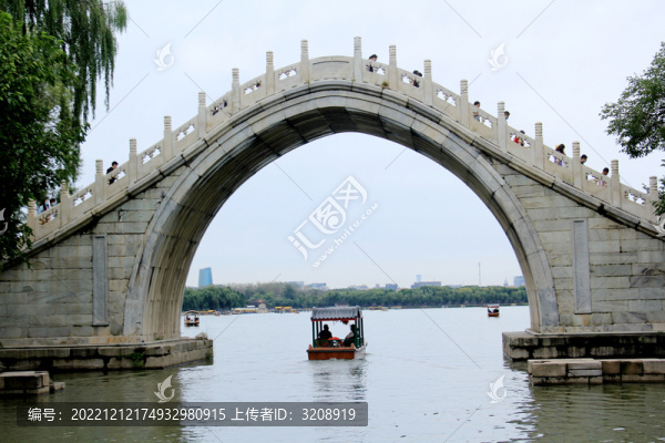 頤和園玉帶橋正面