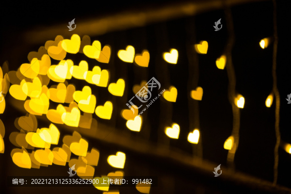 城市夜景下迷幻的燈光