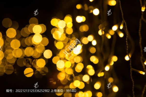 城市夜景下迷幻的燈光
