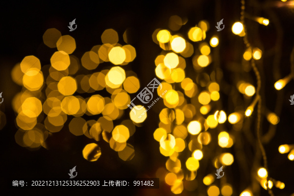 城市夜景下迷幻的燈光