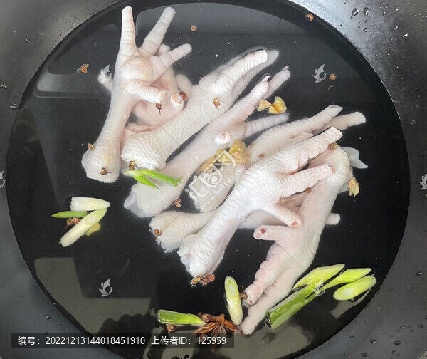 白灼雞爪
