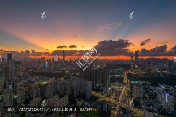 深圳晚霞