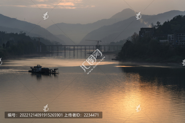 渠江風光