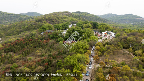 航拍八公山國(guó)家地質(zhì)公園
