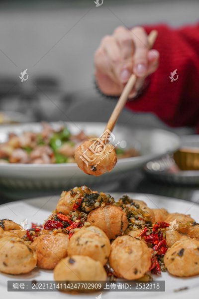 炒湯圓油炸元宵炸湯圓