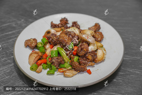 爆炒鴨胗干鍋雞胗江湖菜川菜