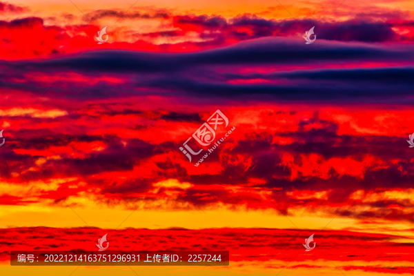火燒云與晚霞