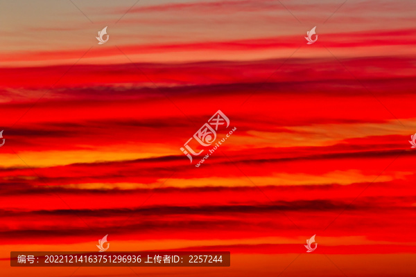 火燒云與晚霞