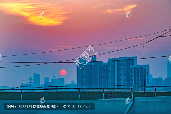日落晚霞