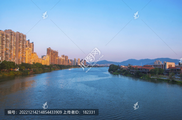 漳州九龍江傍晚江景