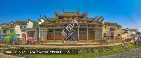 績溪龍川胡氏宗祠全景圖