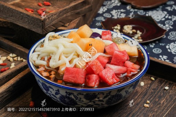 重慶美食水果冰粉
