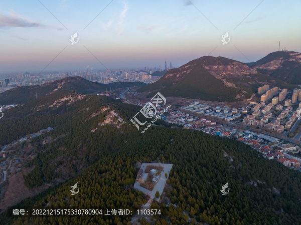 航拍濟(jì)南都市風(fēng)光