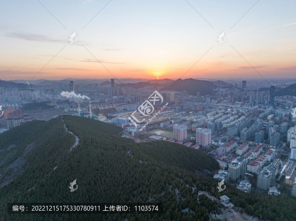 航拍濟南都市風(fēng)光
