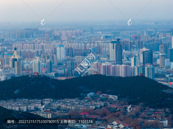 航拍濟(jì)南都市風(fēng)光