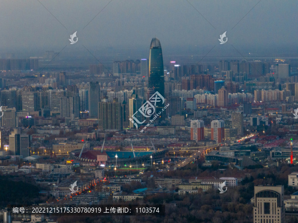 航拍濟(jì)南都市風(fēng)光