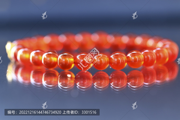 石榴石首飾特寫
