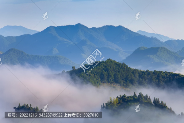 歙縣石潭云海