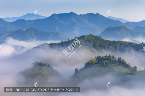歙縣石潭云海