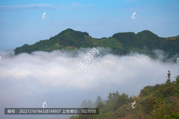 歙縣石潭云海