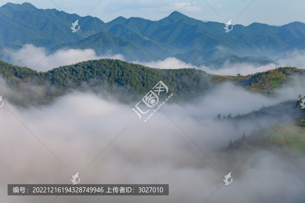 歙縣石潭云海