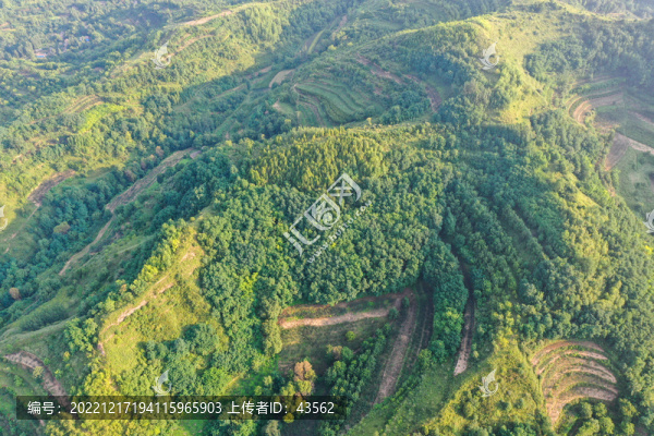 航拍寶雞大水川風(fēng)景區(qū)