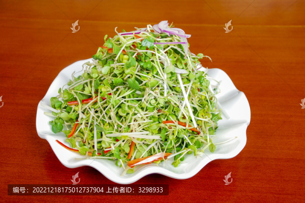 拌蘿卜苗