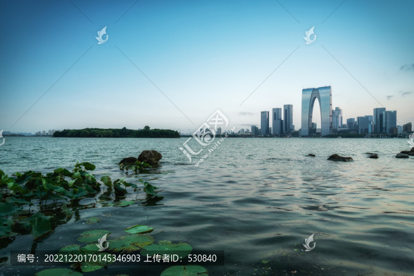 蘇州金雞湖畔工業(yè)園區(qū)特寫