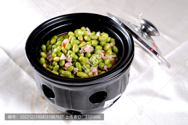 煨黃豆米